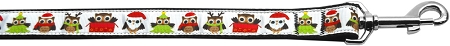 Santa Owls Nylon Dog Leash 5/8 inch wide 6ft Long